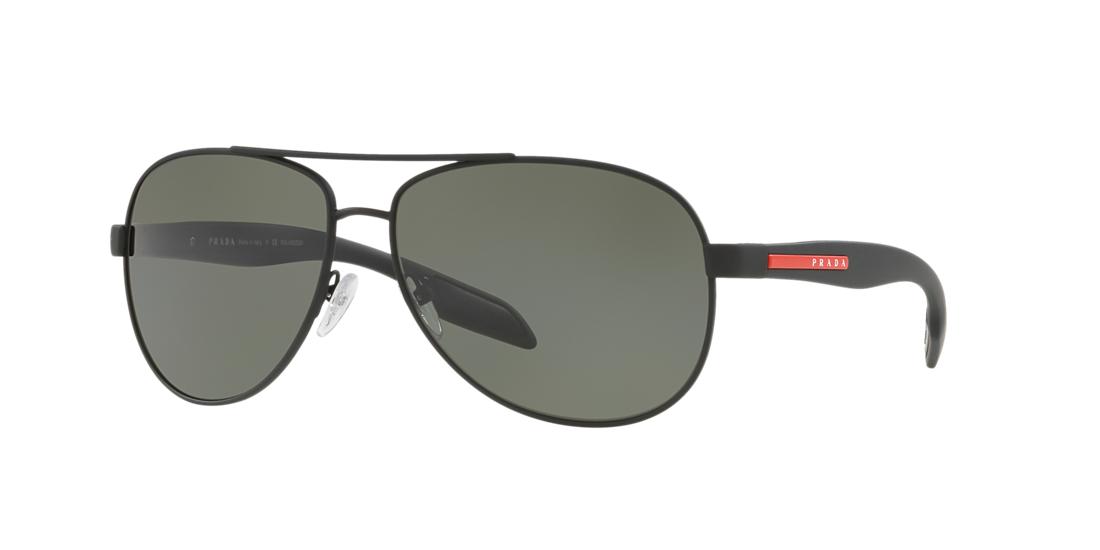 Prada Linea Rossa Man PS 53PS - Frame color: Black, Lens color: Green, Size 62-14/135 Prada Linea Rossa Man PS 53PS - Frame color: Black, Lens color: Green, Size 62-14/135