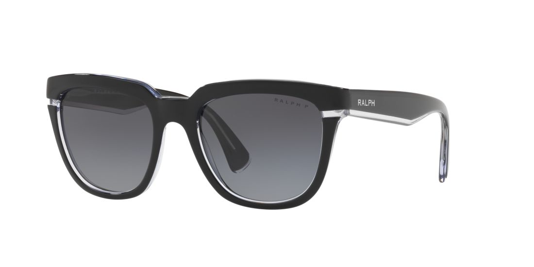 Ralph Woman RA5237 - Frame color: Black, Lens color: Grey-Black, Size 53-19/140