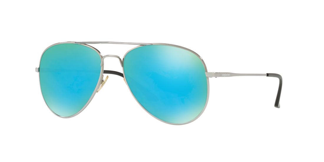 Sunglass Hut Collection Man HU1001 - Frame color: Gunmetal, Lens color: Blue, Size 59-16/140