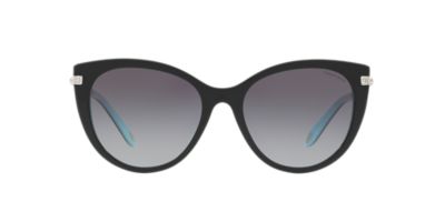 Tiffany & Co. TF4143B Tiffany Hardwear 55 Grey-Black & Black Sunglasses ...