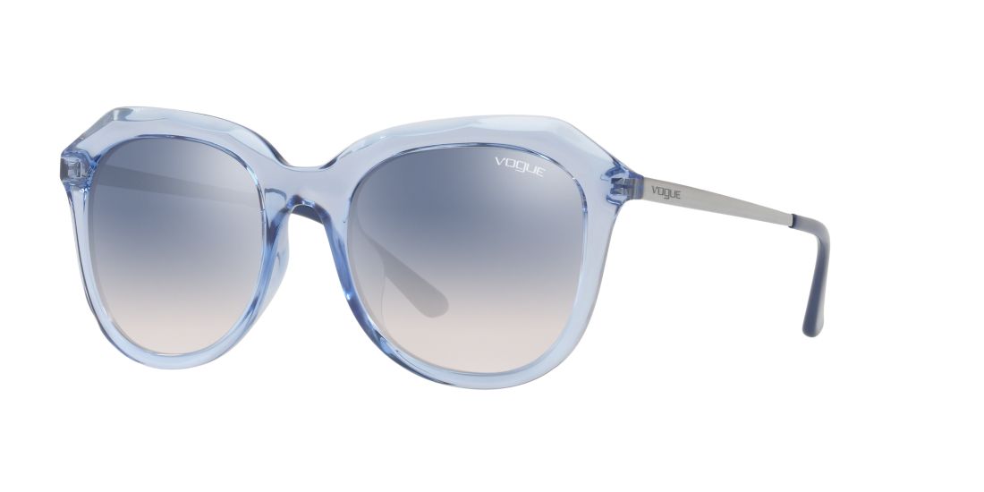 Vogue Eyewear Woman VO5198SD - Frame color: Blue, Lens color: Silver, Size 54-20/140