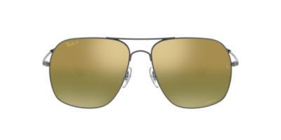 RayBan RB3587CH CHROMANCE 61 Green & Gunmetal Polarized Sunglasses