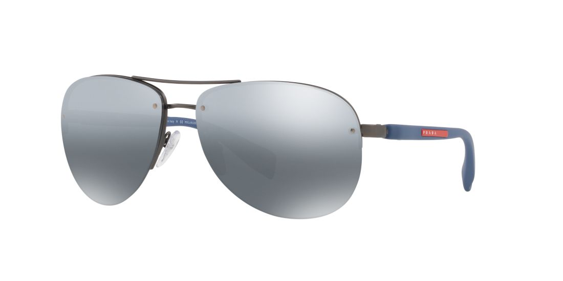 Prada Linea Rossa Man PS 56MS - Frame color: Gunmetal, Lens color: Grey-Black, Size 65-14/130