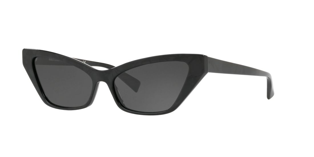 Alain Mikli Woman A05036 - Frame color: Black, Lens color: Grey-Black, Size 57-15/140