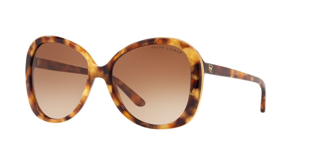 Ralph Lauren Woman RL8166 - Frame color: Tortoise, Lens color: Brown, Size 57-16/140