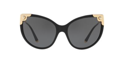 Dolce & Gabbana DG4337 60 Grey-Black & Black Sunglasses | Sunglass Hut USA
