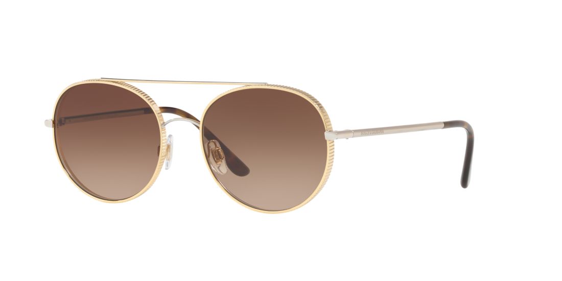 Dolce And Gabbana Woman DG2199 - Frame color: Gold, Lens color: Brown Gradient