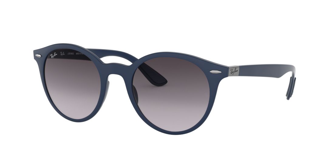 Ray Ban Unisex RB4296 - Frame color: Blue, Lens color: Grey-Black, Size 50-21/150