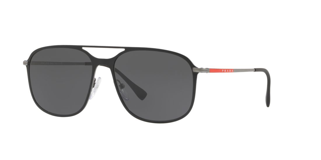 Prada Linea Rossa Man PS 53TS - Frame color: Black, Lens color: Grey-Black, Size 56-16/140