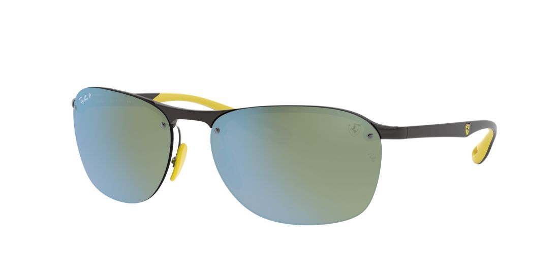 Ray Ban Man RB4302M SCUDERIA FERRARI COLLECTION - Frame color: Grey, Lens color: Silver, Size 62-17/140