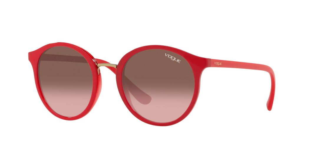 Vogue Eyewear Woman VO5166S - Frame color: Red, Lens color: Brown