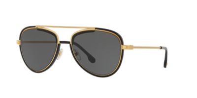 Versace VE2193 56 Grey-Black & Black Sunglasses | Sunglass Hut USA