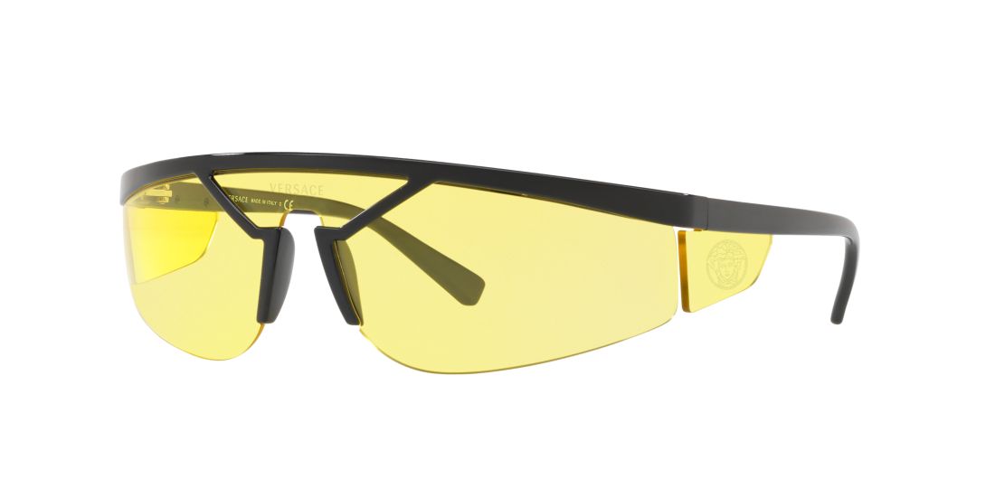 Versace Unisex VE4349 - Frame color: Blue, Lens color: Yellow