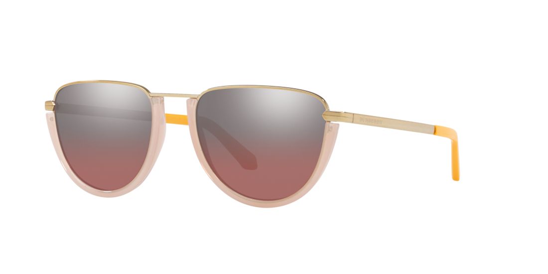 Burberry Woman BE3098 - Frame color: Rose Gold, Lens color: Pink