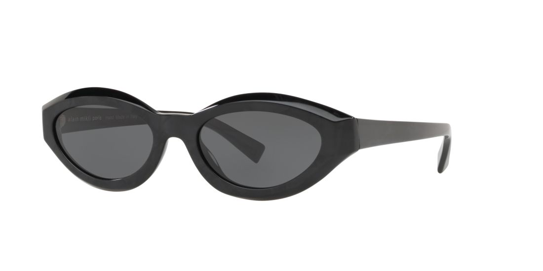 Alain Mikli Woman A05038 - Frame color: Black, Lens color: Grey-Black, Size 54-19/140