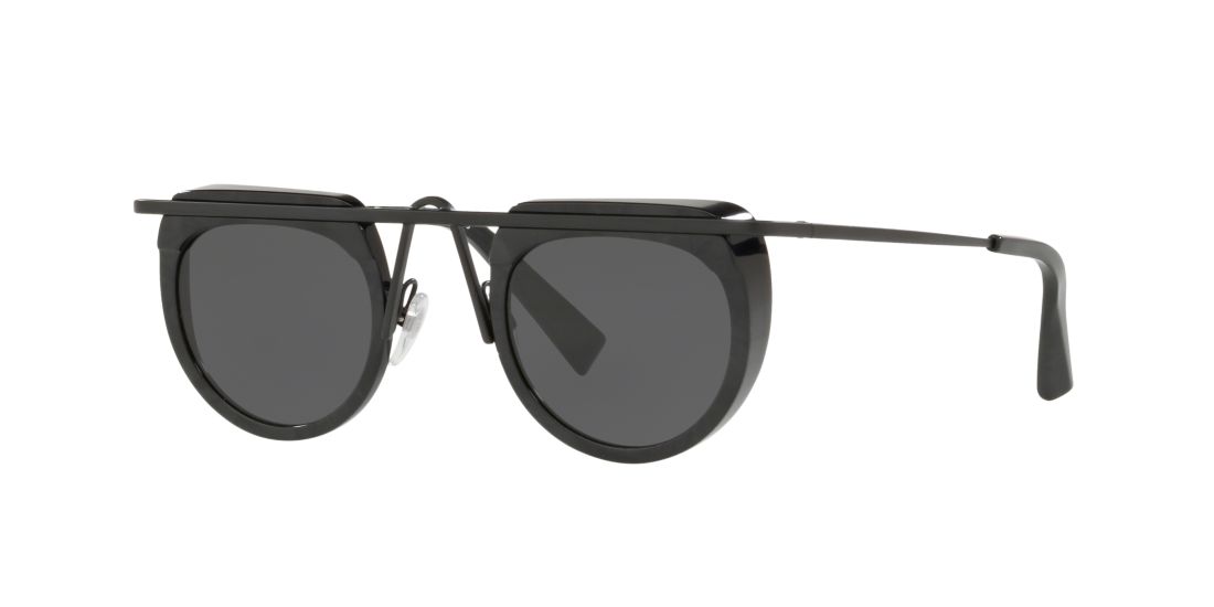 Alain Mikli Woman A04011 - Frame color: Black, Lens color: Grey-Black, Size 45-27/140