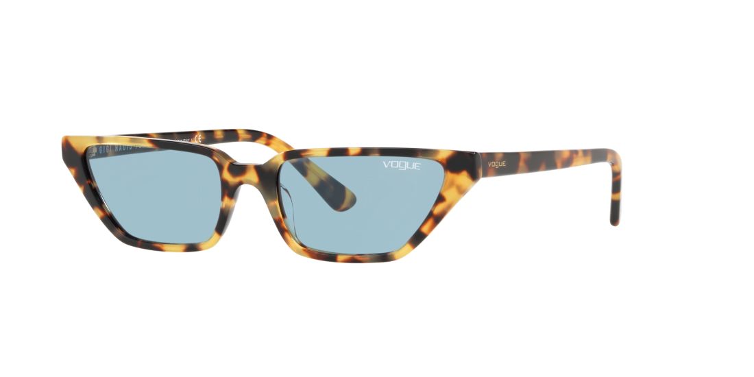 Vogue Eyewear Woman VO5235S - Frame color: Tortoise, Lens color: Blue, Size 53-17/140