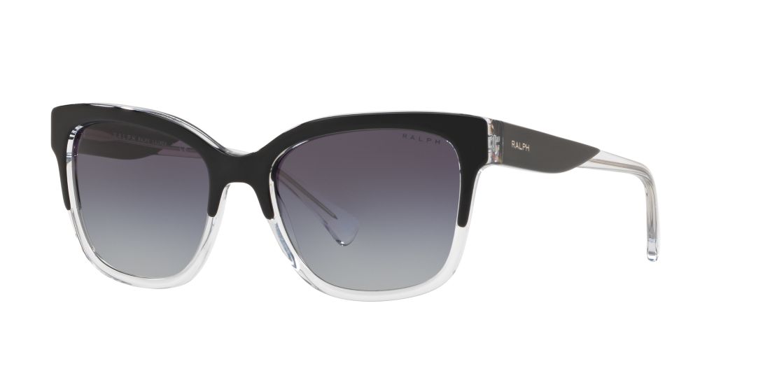 Ralph Woman RA5247 - Frame color: Black, Lens color: Grey-Black, Size 55-19/145