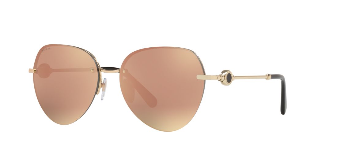 Bulgari Woman BV6108 Bvlgari Bvlgari - Frame color: Gold, Lens color: Gold, Size 58-16/140