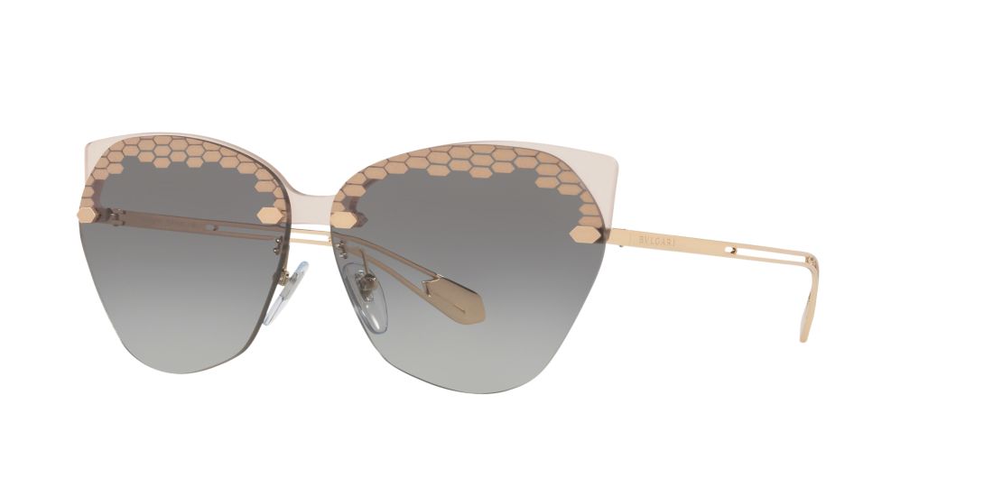 Bulgari Woman BV6107 Serpenti - Frame color: Grey, Lens color: Grey-Black, Size 62-12/140