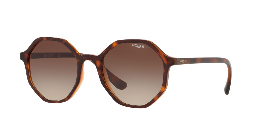 Shop Vogue Eyewear Woman Sunglass Vo5222s In Brown Gradient