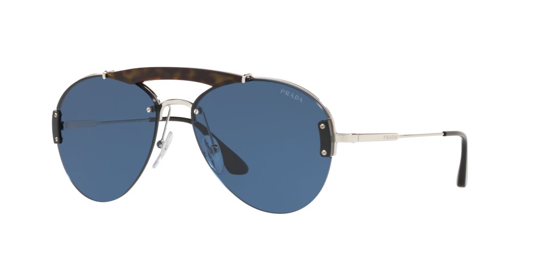 Prada Man PR 62US - Frame color: Tortoise, Lens color: Blue, Size 01-32/140