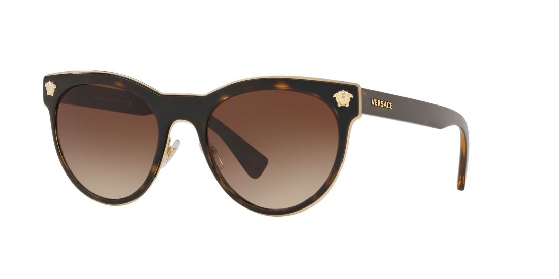 Versace Woman VE2198 - Frame color: Tortoise, Lens color: Brown, Size 54-20/145