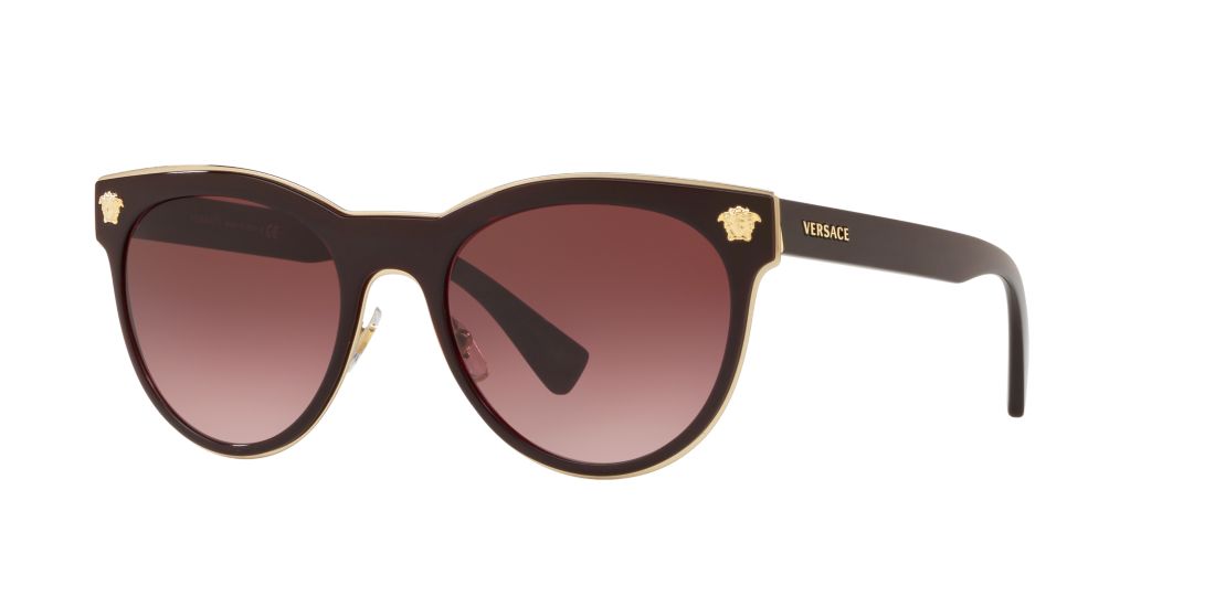 Versace Woman VE2198 - Frame color: Bordeaux, Lens color: Violet, Size 54-20/145