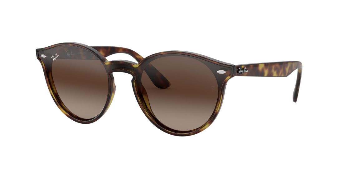 Ray Ban Unisex RB4380N BLAZE - Frame color: Tortoise, Lens color: Brown Gradient, Size 01-37/145