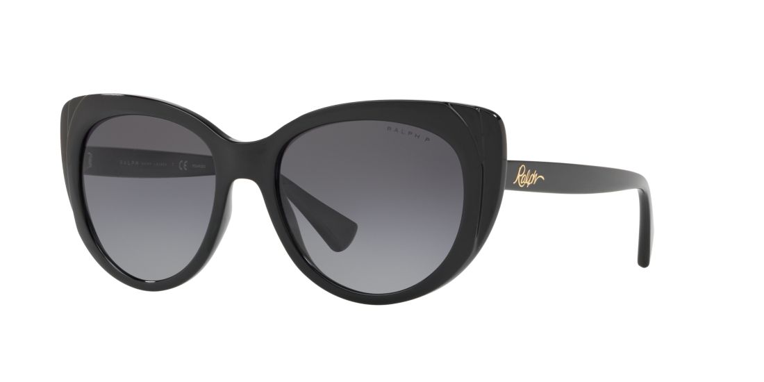 Ralph Woman RA5243 - Frame color: Black, Lens color: Grey-Black, Size 55-18/140