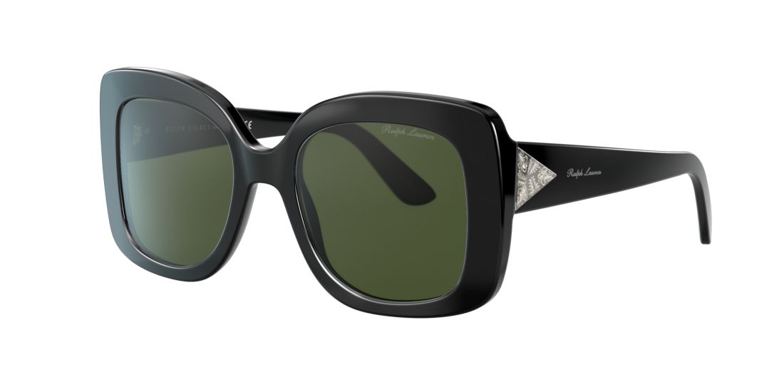 Ralph Lauren Woman RL8169 - Frame color: Black, Lens color: Green, Size 51-20/140