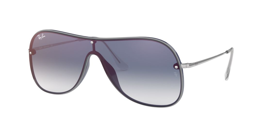 Ray Ban Unisex RB4311N - Frame color: Blue, Lens color: Blue Gradient Mirror, Size 01-38/140