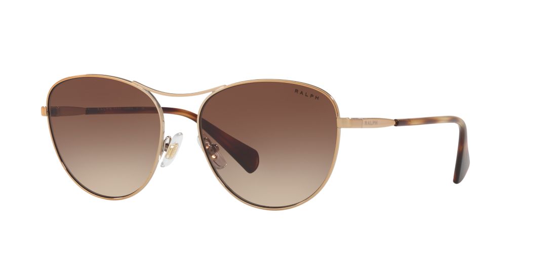 Ralph Woman RA4126 - Frame color: Gold, Lens color: Brown, Size 57-16/140