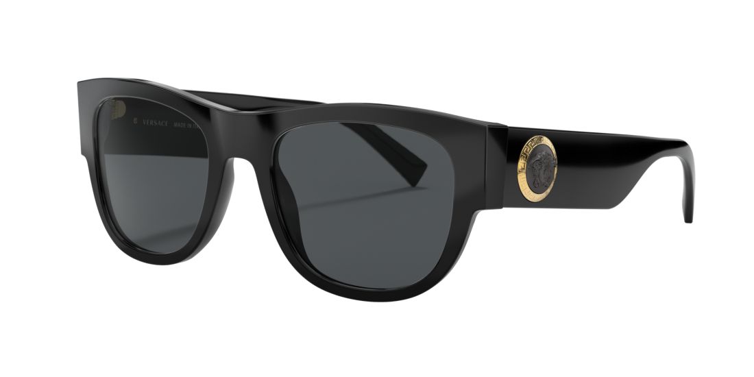 Versace Man VE4359 - Frame color: Black, Lens color: Grey-Black, Size 55-21/145