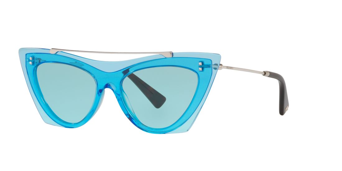 Valentino Woman VA4041 - Frame color: Blue, Lens color: Blue, Size 53-16/140