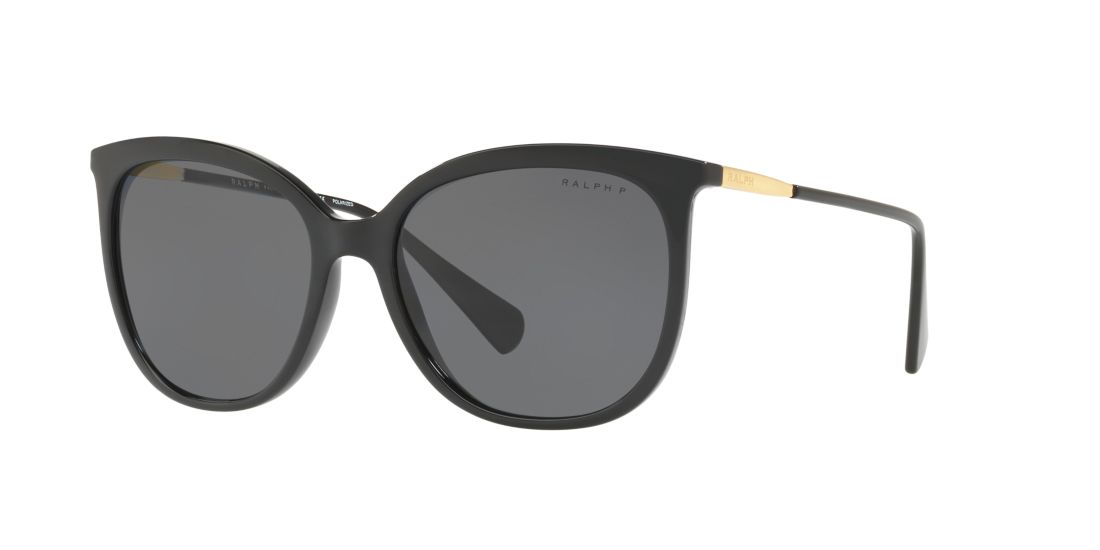 Ralph Woman RA5248 - Frame color: Black, Lens color: Grey-Black, Size 56-17/140