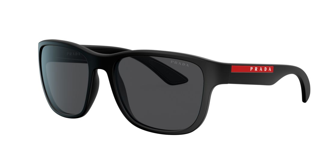 Prada Linea Rossa Man Sunglass Ps 01us Active In Grey