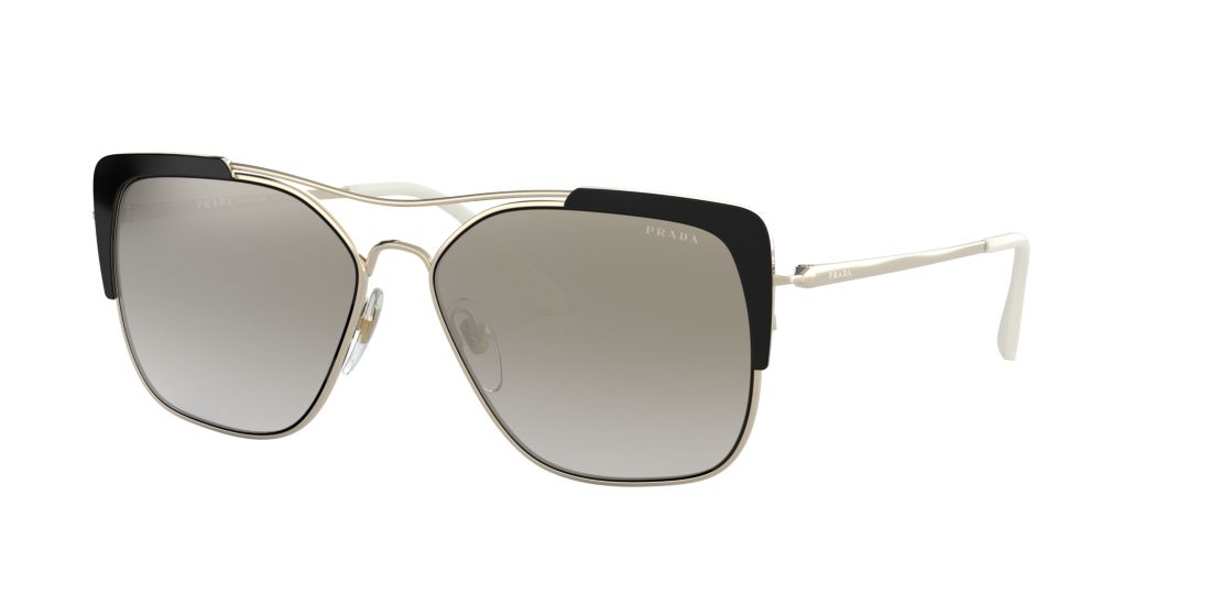 Prada Woman PR 54VS - Frame color: Black, Lens color: Grey-Black, Size 58-14/140