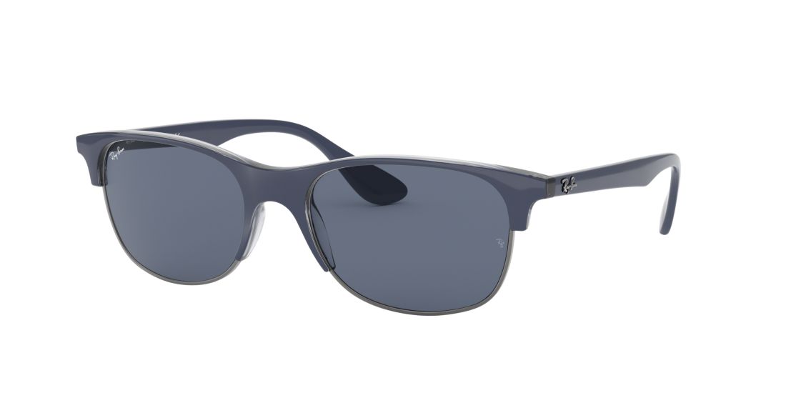 Ray Ban Unisex RB4319 - Frame color: Blue, Lens color: Blue Classic, Size 55-18/145