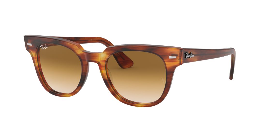 Ray Ban Unisex RB2168 METEOR CLASSIC - Frame color: Tortoise, Lens color: Brown Gradient, Size 50-20/150