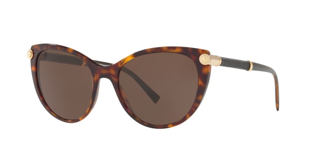 Versace Women's Cat Eye Sunglasses, 55mm In Brown ModeSens