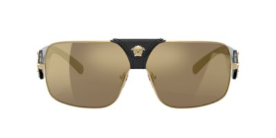 Versace VE2207Q 01 Gold & Gold Sunglasses | Sunglass Hut Canada