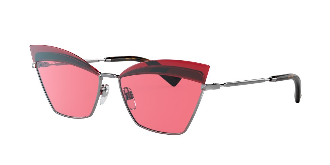 Valentino Woman VA2029 - Frame color: Red, Lens color: Pink, Size 60-16/140
