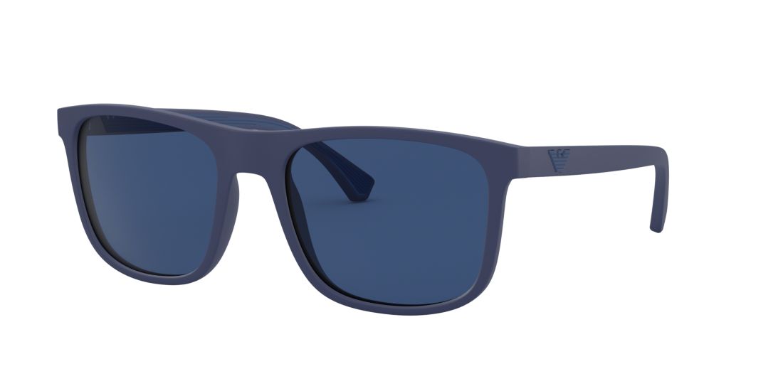 Emporio Armani Man EA4129 - Frame color: Blue, Lens color: Blue, Size 56-19/142