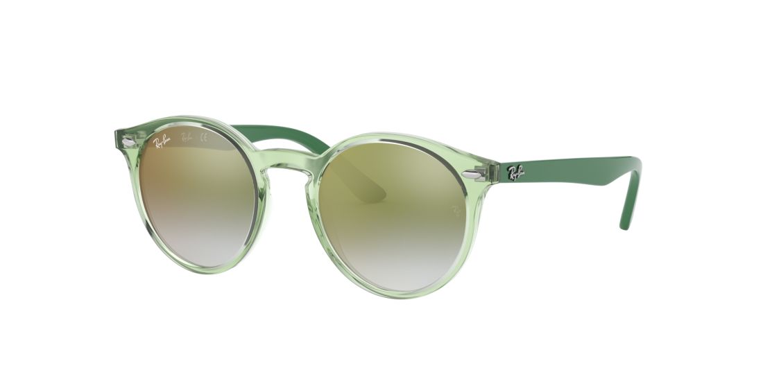 Ray Ban Unisex RJ9064S - Frame color: Green, Lens color: Green, Size 44-19/130