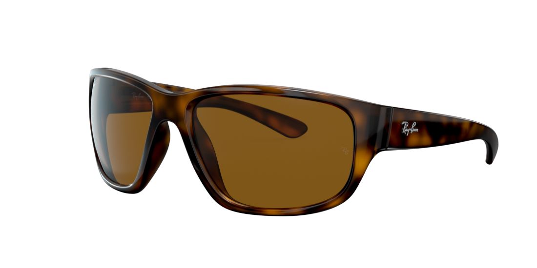 Ray Ban Man RB4300 - Frame color: Tortoise, Lens color: Brown, Size 63-18/130