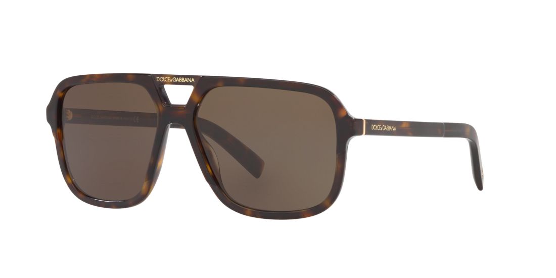 Dolce & Gabbana Dolce&gabbana Man Sunglasses Dg4354 In Brown Gradient Dark Brown