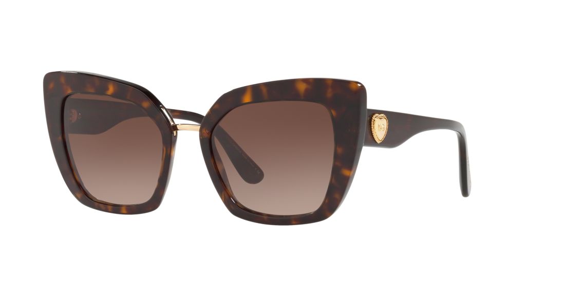 Dolce And Gabbana Woman DG4359 - Frame color: Tortoise, Lens color: Brown, Size 52-20/140