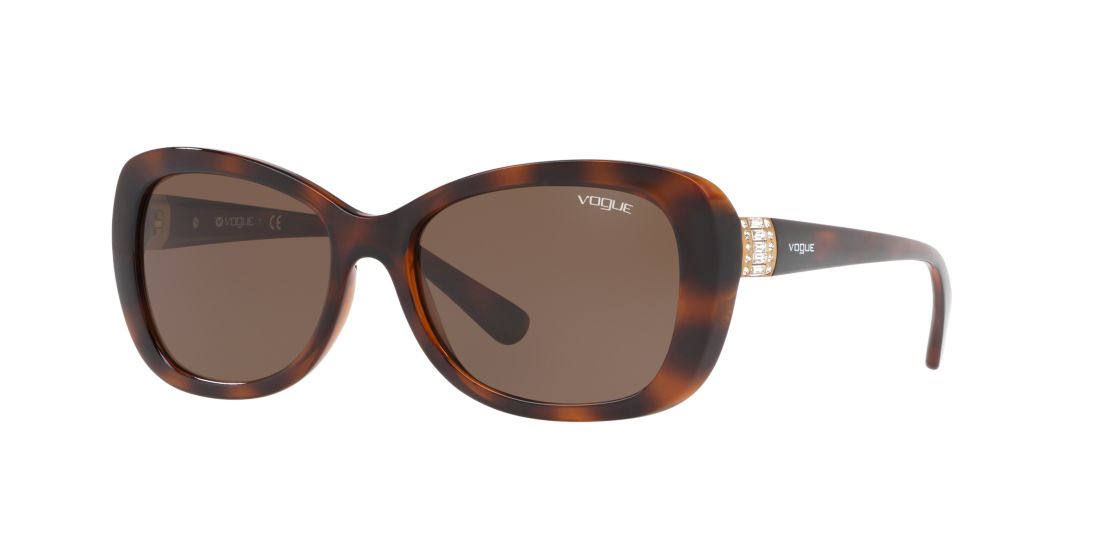 Vogue Eyewear Woman VO2943SB - Frame color: Tortoise, Lens color: Brown, Size 55-17/135