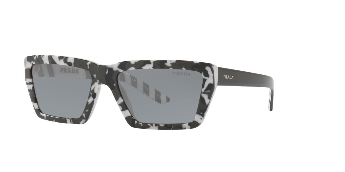 Prada Woman PR 04VS - Frame color: Grey, Lens color: Grey-Black, Size 57-17/140